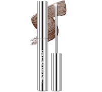 Noerrors Metal Mascara Washable Iron Mascara Wand, 3D Curling Extra Slim Fine Volume Pigment Long Lash, Bristleless Brush Waterproof Long Lasting Smudge Proof No Flaking Eyelash Makeup#Brown