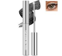 Noerrors Metal Mascara Washable Iron Mascara Wand, 3D Curling Extra Slim Fine Volume Pigment Long Lash, Bristleless Brush Waterproof Long Lasting Smudge Proof No Flaking Eyelash Makeup#Black