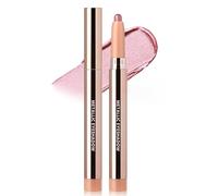 Noerrors Metallic Glitter Rose Taupe Mauve Cream Eyeshadow Stick, Highly Pigmented Waterproof Long Lasting Blendable Eye Brightener Highlighter Pencil, Frosted Shimmer Eyeshadow Crayon Eye Makeup#09