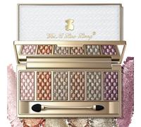 Noerrors Metallic Reflecting Eyeshadow, Glitter Rose Gold Bronze Plum Sparkle Eyeshadow, Highly Pigmented Multichrome Eye Shadow with Mirror and Brush, Long-Lasting Blendable Shimmer Glam Makeup #05