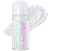Noerrors Roll-on Body Glitter Gel, Holographic Body Shimmer Face Glitter Paint for Hair, Sparkle Chameleon Duochrome Sequins Chunky Glitter Festival Party Rave Accessories Makeup, Mermaid