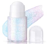 Noerrors Roll-on Holographic Body Glitter Gel for Body Face Hair, Sparkle Chameleon Color Changing Chunky Mermaid Sequins Body Glitter Gel Festival Party Body Shimmer Glitter Makeup # Sparkling Pink