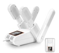 Noetopolis Boots Dryer: 2 Pairs Shoe Dryer and Deodorizer Electric - Glove Dryer & Boot Warmer with UV Light - Footwear Dryers Machine with 8 Modes Timer - Foldable & Quick Drying & Adjustable Rack