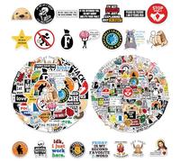 Noetopolis Motivational Stickers Cute, 100PCS Vinyl Stickers Waterproof, Positive Quote Sticker for Adults Teen, Aesthetic Stickers for Reading,Laptop,Water Bottles,Skateboard Sticker (D)