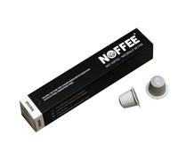 Noffee: Premium Chicory Coffee Alternative | Caffeine-Free, Gut-Friendly, Gluten-Free, and Vegan | Sustainably Sourced Medium to Dark Blend for Versatile Brewing | Compostable Pods (8 Pods)