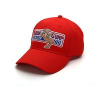 Nofonda Forrest Gump Cap Bubba Gump Shrimp Running Red Costume Baseball Hat(Size: One Size)