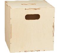 Nofred - Cube Storage 36x36 cm, Wood - Wood