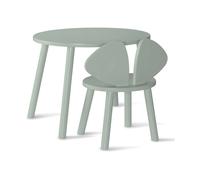 Nofred Mouse set children's chair + table Olive green