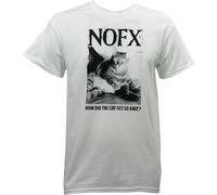 NOFX Band Fat Cat Punk Rock T-Shirt Black S