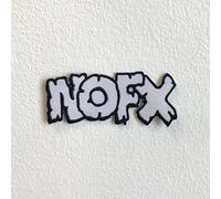 NOFX Rock Band Music White Iron Sew on Embroidered Patch