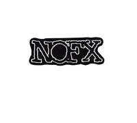 NOFX Silver Punkrock Melodic Hardcore Band_1 Patch Badge Embroidered Iron on Applique Souvenir Accessory