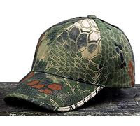 Noga Python Camouflage Hat Simplicity Outdoor Sun Hat Army Hat Woodland Camo Outdoor Tactical Cap for Fishing Hiking Hunting (Woodland Python Camouflage)