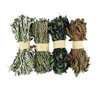NOGAMOGA Jute Twine, 132 Feet Artificial Vine, Foliage Leaf Plant Garland for DIY Crafts, Wedding Decoration, Home, Garden Artworks and Crafts