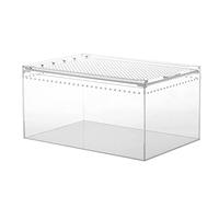 Nogan Giant African Land Snail Tank - Transparent Acrylic Reptile Breeding & Feeding Box, Multipurpose Terrarium Containers
