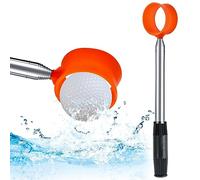Nogcay Golf Ball Retriever for Water Telescopic, 9Ft Stainless Steel Ball Retriever Tool Golf Ball Grabber Orange
