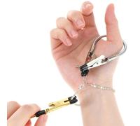 Nogeqi 2 Pcs Bracelet Helper Tool to Put On Yourself, Portable Bracelet Assistance Tool Release Fastening for Necklace, Jewelry Watch Clasps, Zippers Crafts Adjustment