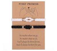 Nogeqi 2 Pcs Matching Couple Bracelets, Long Distance Relationship Gifts