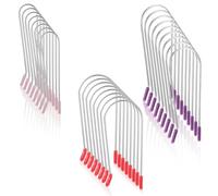 Nogeqi 24 Pcs Hot Roller Clips,Hot Curler Clips Replacement Kit for Heated Rollers,Fits All Sized Rollers Curlers(¾", 1", 1¼")