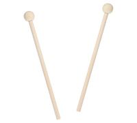 Nogeqi 2PCS Wooden Xylophone Mallets, Small Drum Sticks for Chime, Wood Block, Glockenspiel and Bells, 8 Inch Long