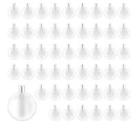 Nogeqi Pack of 50 Squeakers for Sewing In, Rattle Baby Transparent Squeakers Squeaker 37 mm, Dog Pet Rattle Balls for Sewing In Noise Maker for Dogs Toys Pets Suitable