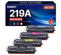 NOGIVY 219A Toner Cartridges Replacement for HP 219X 219A Toner Compatible with HP Color Laserjet Pro MFP 3302FDWG 3302SDWG 3302FDNG 3202DW 3302FDW 3302SDW 3302FDN (Black Cyan Yellow Magenta, 4-Pack)