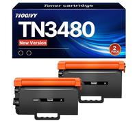 NOGIVY TN3480 TN-3480 Toner Compatible for Brother TN 3480 TN3430 (2 Black) | Compatible for Brother HL-L5100DN Toner MFC-L5750DW HL L5100DN MFC L5750DW DCP-L5500DN MFC-L5700DW HL-L5200DW TN3480 TN 3480