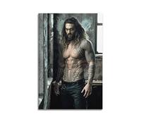 NOGRAX Actor Star Jason Momoa Poster Picture Print Canvas Painting Bedroom Aesthetics 08x12inch(20x30cm) Unframe-style