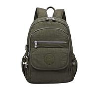 NOGRAX Bag Student School Bags Backpack For Teenage Boy Girl Large Capacity School Bag Laptop Backpack-Army Green