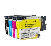 NOGROEZ Ink Cartridge For B-rother LC527 LC527XL MFC-J4350DW MFC-J4550DW MFC-J6760DW MFC-J6960DW(1Set LC527)