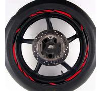 NOHEEU Accessories Parts Motorcycle Wheel Sticker For Ducati For Monster 696 821 937 For Diavel For Multistrada 1260 1200 For Panigale V4 848(Rosso)