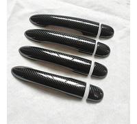 NOHEEU Car Exterior Trim Stickers Styling Accessories for Megane 2 Ii MK2 Carbon Fiber Door Handle Cover Handles Covers(8)