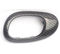 NOHEEU Car Inside Door Handle Frames Interior Armrest Outer Frame Support for Peugeot 206 207 for Citroen C2(Carbonfiber riaht1PC8)
