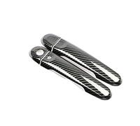 NOHEEU Chrome Carbon Fiber Door Handle Covers for Nissan for Juke 2010 2011 2012 2013 2014 2015 2016 2017 2018 2019(3)