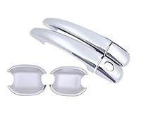 NOHEEU Chrome Door Handle Cover Catch Car Set for Peugeot 207 CC SW 2006 2007 2008 2009 2010 2011 2012 2013 2014(5)