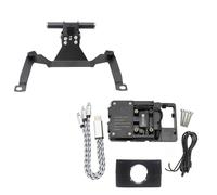 NOHEEU Motorcycle Modified Parts Navigation Bracket Mobile Phone Holder Only USB Charging For Forza 125 2021 2022 Navigation Plate