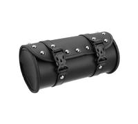 NOHEEU Motorcycle Rear Seat Bag PU Leather Tail Waterproof Side Vintage Style Universal Roll