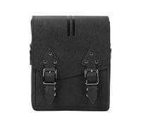 NOHEEU Motorcycle Rear Seat Bag Waterproof PU Leather Luggage Rack Storage Tool Saddle