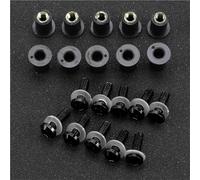 NOHEEU Retaining clip Motorcycle 10 Pcs Windshield Bolt Kit Windshield Screws For Africa Twin CRF1100L CRF1000L CRF1000 1100 L XRV750 XRV 750(Black)