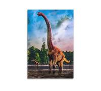 NOHF Prehistoric Animals Poster Dinosaur Poster Wall Art Print Retro Aesthetic Room Decor 12x18inch(30x45cm) Unframe-style