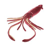 Nohito Large Giant Red Squid Stuffed Animal Plush Pillow Toy Realistic King Colossal Squid Octopus Cuttlefish Plushie Doll (Red, M)