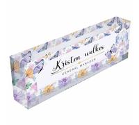 NOHSHE Personalized Office Desk Name Plate, Butterflies in Colorful Gardens Desk Ornaments, Customized Your Name Office Desk Decor,Women Teacher, Nurse Presents