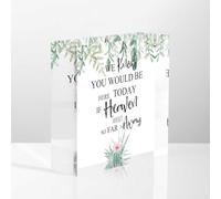 NOHSHE Presents for Women Friends We Know You Would Be If Heaven Wasn't So Far Away Acrylic Motivational Desk Decor For Women Best Friend Encouragement Cheer Up Presents