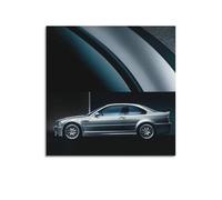 NOHYS M3 CSL E46 Sports Car Poster Germany Racing Poster Decorative Painting Canvas Wall Posters And Art Picture Print Modern Family Bedroom Decor Posters 20x20inch(50x50cm)