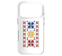Noi Suntem Romani Traditional Romanian Folk Art Motifs Case for iPhone 17 Pro