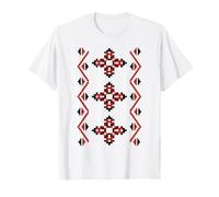 NOI Suntem Romani Traditional Romanian Folk Art Motifs T-Shirt