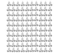 NOIAFZY 100Pcs Antique Silvery Tone Triquetra Knot Triskele Triskelion Triple Spiral Charms Pendants - Celtic Knot Jewelry Making Accessories for DIY Projects