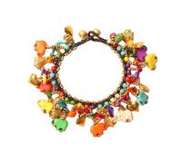 NOIAFZY 1pc Bohemian Style Elephant Charm Bracelet - Wax Thread Weaving, Women's DIY Jewelry Accessories, Bracelet Charm Making Materials for Handmade Crafts