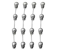 NOIAFZY 2-Pair Simple Versatile Retro Fashion Halloween Skull Earrings - Vintage Alloy Studs for Daily & Festival Wear
