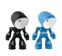 NOIAFZY 2Pcs Mini Night Light - Lonely Robot Design, LED Cartoon Cute Robot Light, Companion Table Light for Halloween, Christmas, Thanksgiving