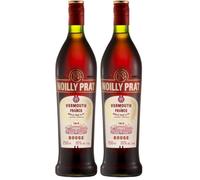 Noilly Prat Rouge Sweet Red Vermouth Aperitif, Citrusy, 16% ABV, 75cl (Pack of 2)